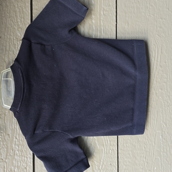 Everlane the seamless tee black crop ribbed stretch tee XS/S - Picture 10 of 11